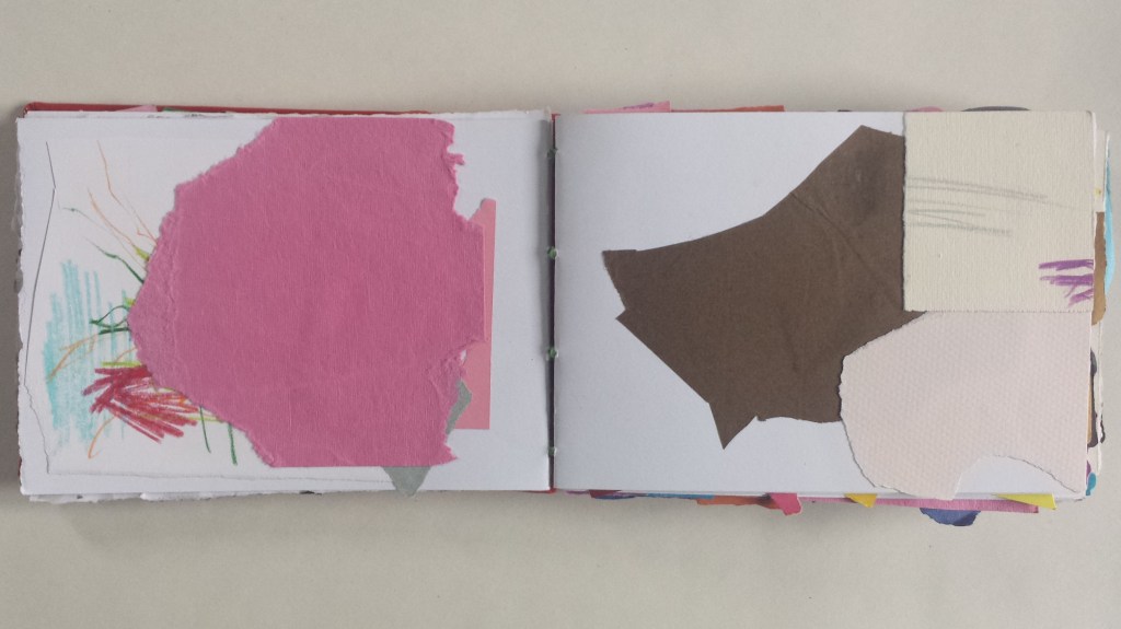 David Patrick Artists book collage 