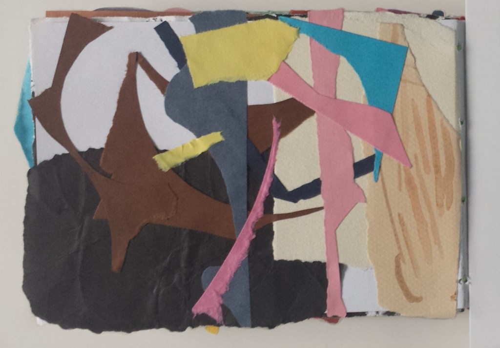 David Patrick Artists book collage 