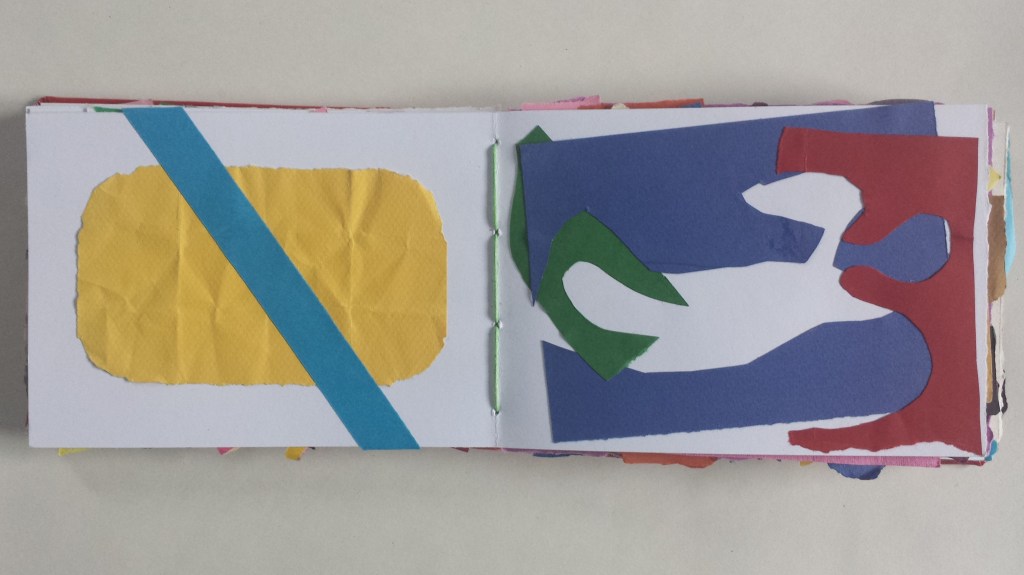 David Patrick Artists book collage 