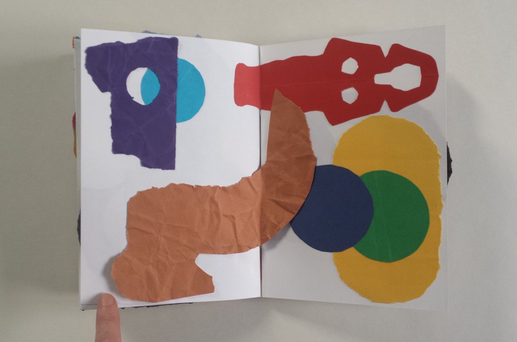 David Patrick Artists book collage