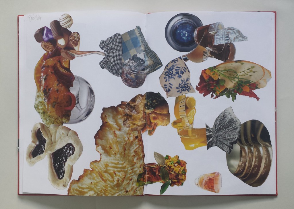 David Patrick Artists book collage