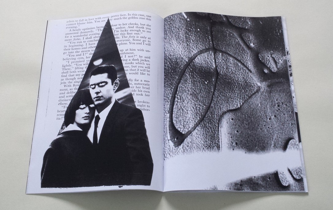 David Patrick Chocolate Leatherette page spread