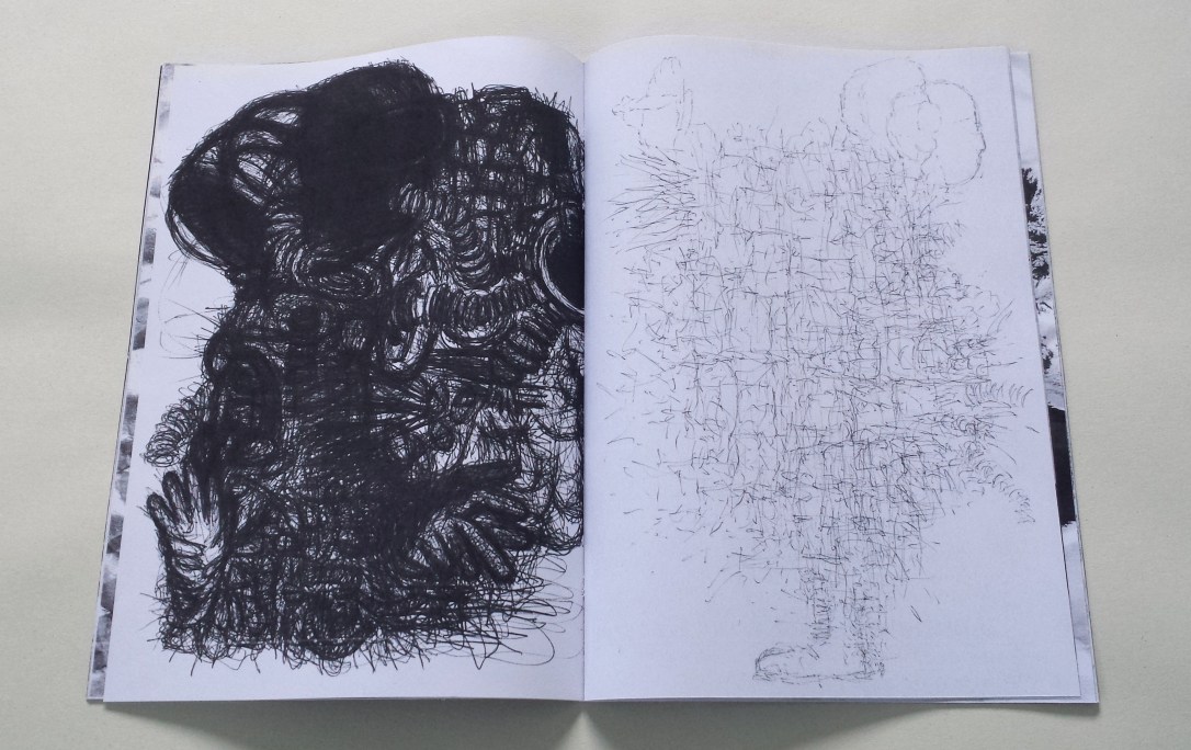 David Patrick Chocolate Leatherette page spread