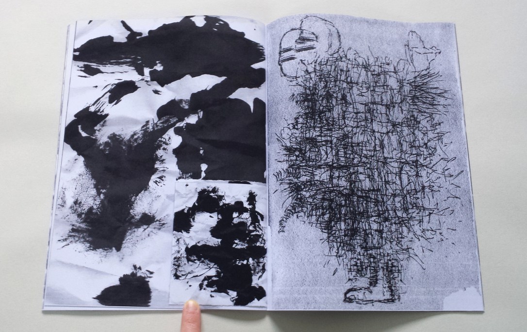 David Patrick Chocolate Leatherette page spread